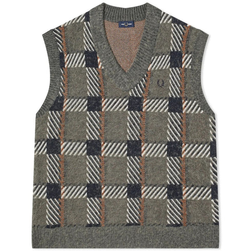 Fred Perry K6530 638 Field Green Tank Mens M